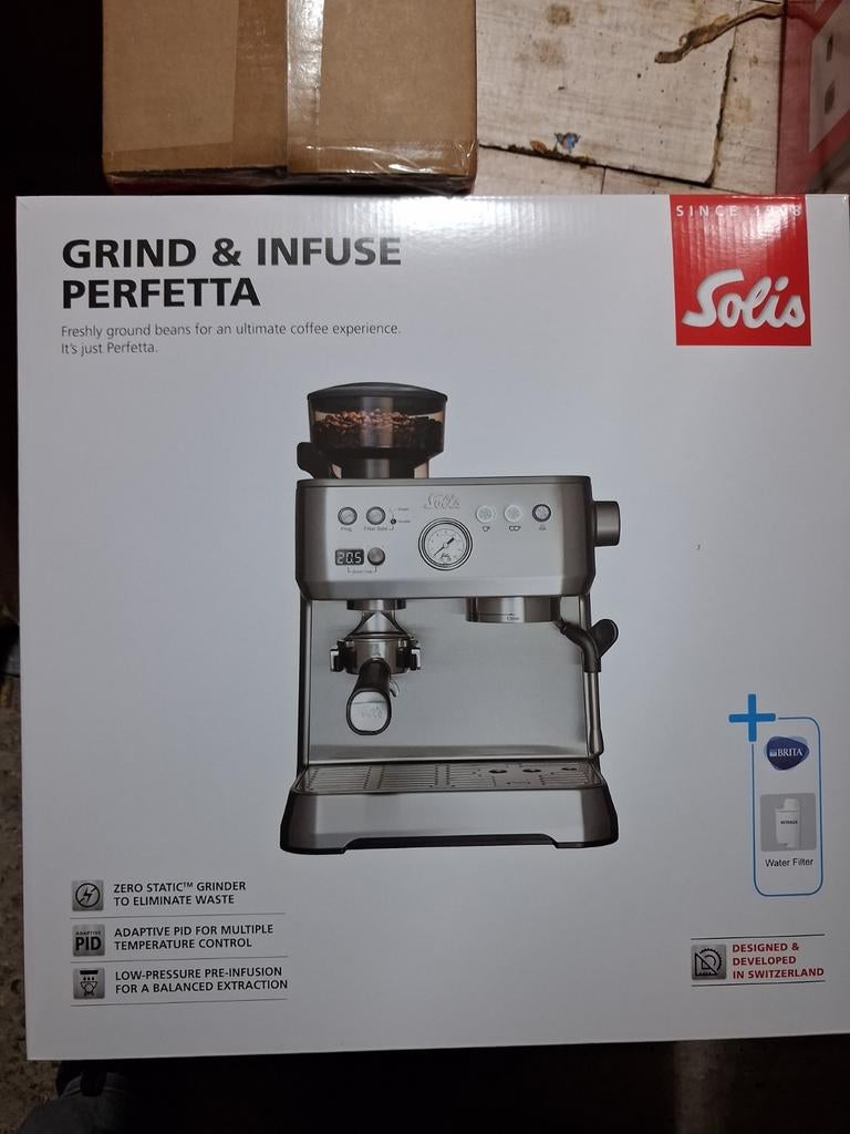 Solis Perfetta Espressomachine - Nieuwstaat, Ophalen of Verzenden