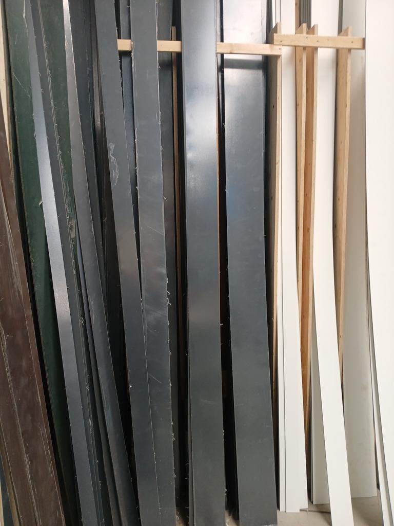 Trespa stroken RAL 7016, 15-20cm breed, 305cm lang, Doe-het-zelf en Verbouw, Platen en Panelen, Ophalen of Verzenden, Nieuw, HPL
