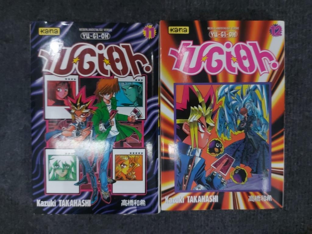 Yu-Gi-Oh! Manga Volumes 11 & 12 nederlands, Boeken, Strips | Comics, Ophalen of Verzenden, Zo goed als nieuw, Japan (Manga), Kazuki Takahashi