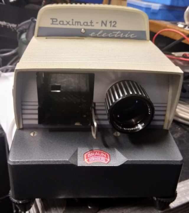 Braun paximat n12 diaprojector, Ophalen of Verzenden, Zo goed als nieuw