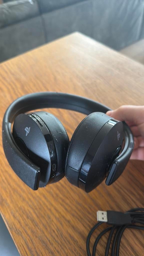 Zwarte draadloze koptelefoon, Ophalen, Gebruikt, PlayStation 5, Overige typen
