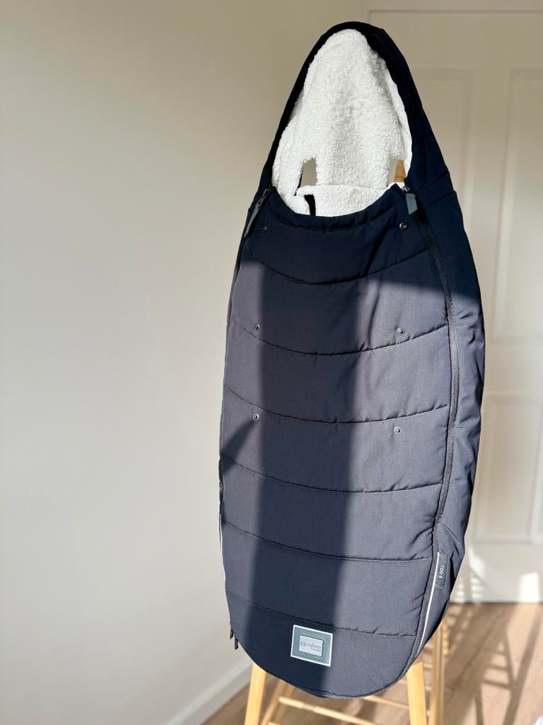 Cybex Platinum Footmuff Black | Like New, Ophalen, Zo goed als nieuw, Overige merken
