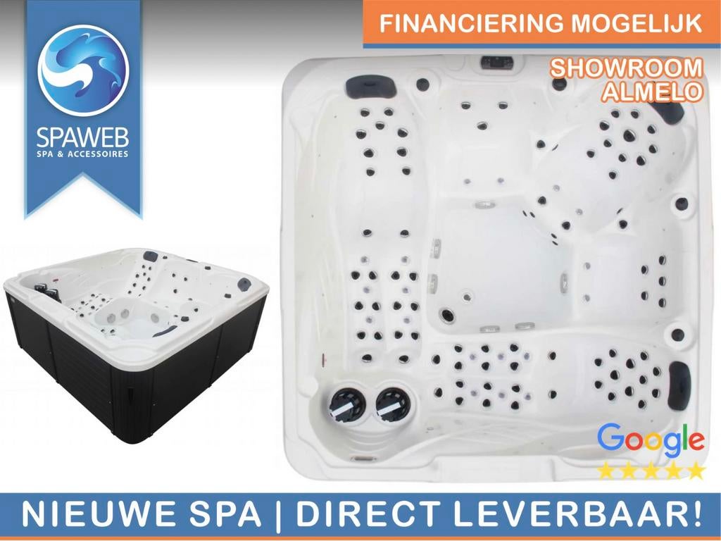 Nieuwe jacuzzi 2/3/4/5/6/7 persoons vanaf 4995 euro, Ophalen of Verzenden, Nieuw, Trap, Vast