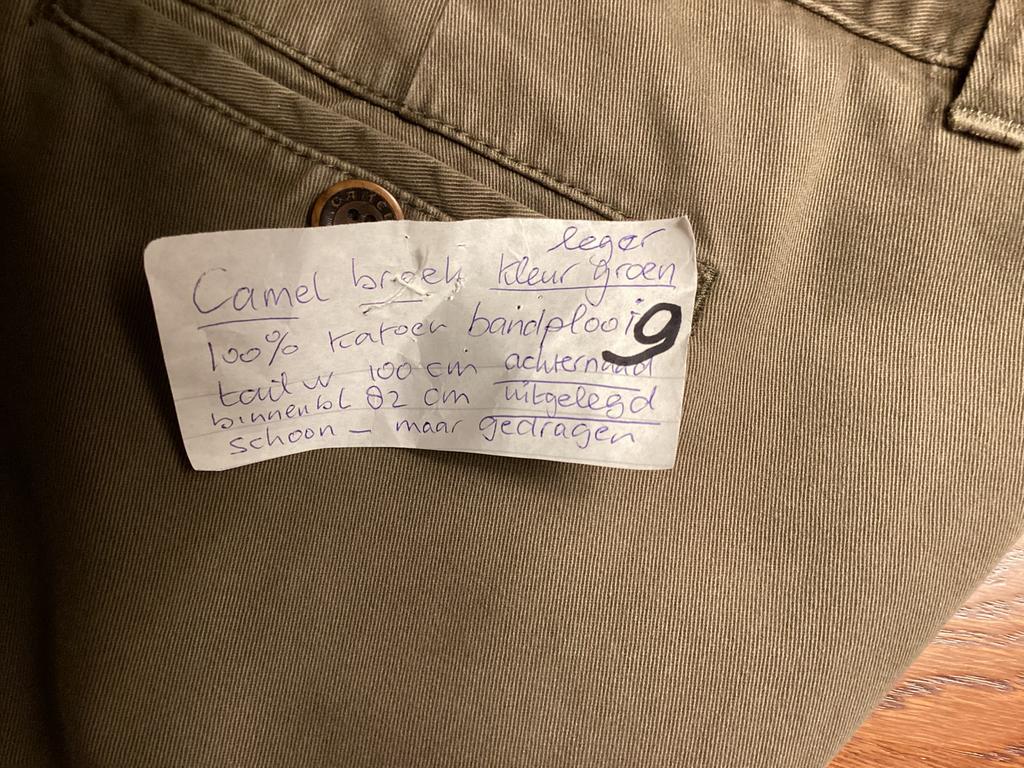 Mooi broek merk camel, Ophalen of Verzenden, Gedragen, Overige kleuren, W33 - W34 (confectie 48/50)