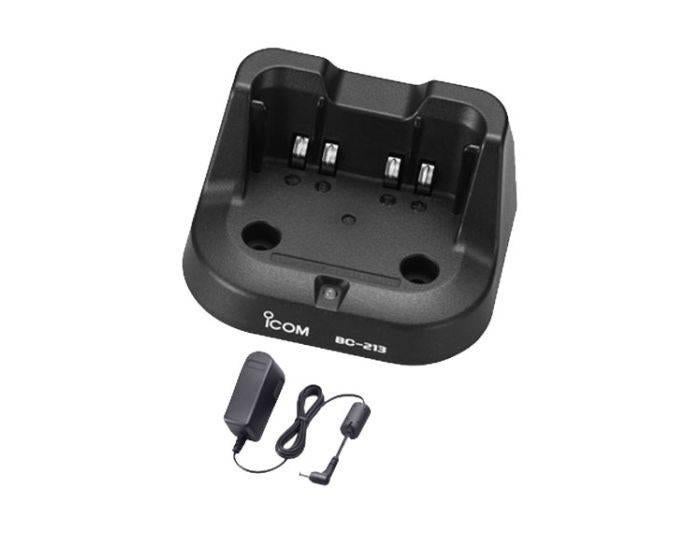Icom BC-213 snel lader compleet met Icom BC-242 adapter, Ophalen of Verzenden, Nieuw, Toebehoren