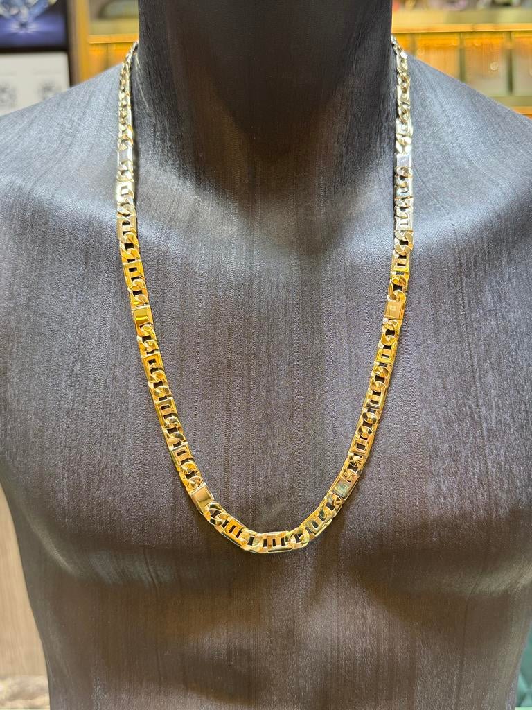 14KT Goud - 86.14 Gram - Ketting - ROLLIE - Herenketting, Ophalen, Nieuw, Goud