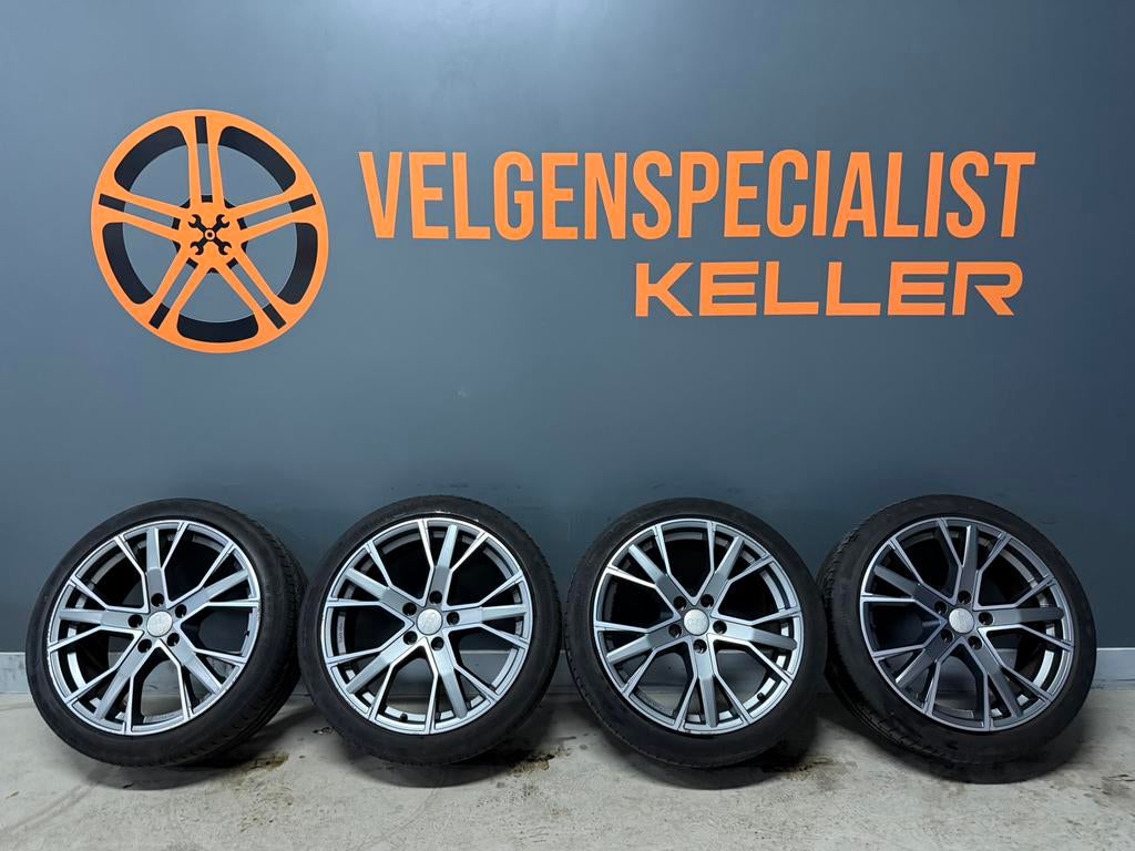 Audi A3 S line GMP Gunner 18 inch velgen 5x112 225/40/18, Ophalen of Verzenden, 18 inch, Zomerbanden, Banden en Velgen
