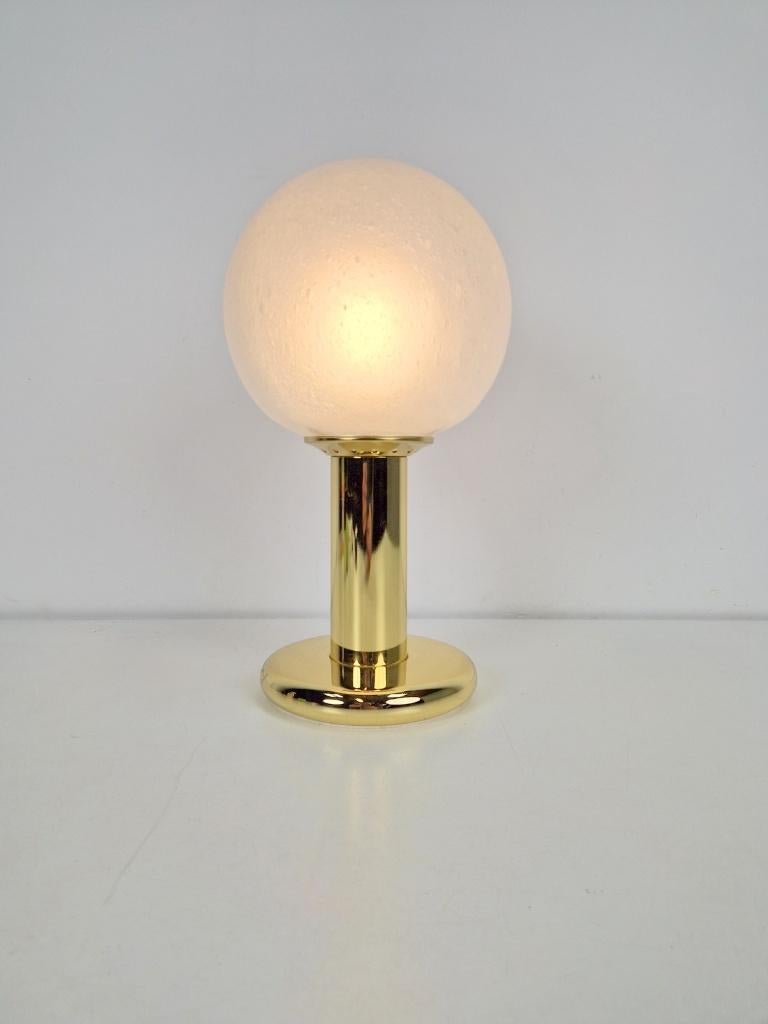 Vintage tafellamp targetti sankey bol messing italy ‘60, Huis en Inrichting, Lampen | Tafellampen, N, N, Vintage, Ophalen of Verzenden