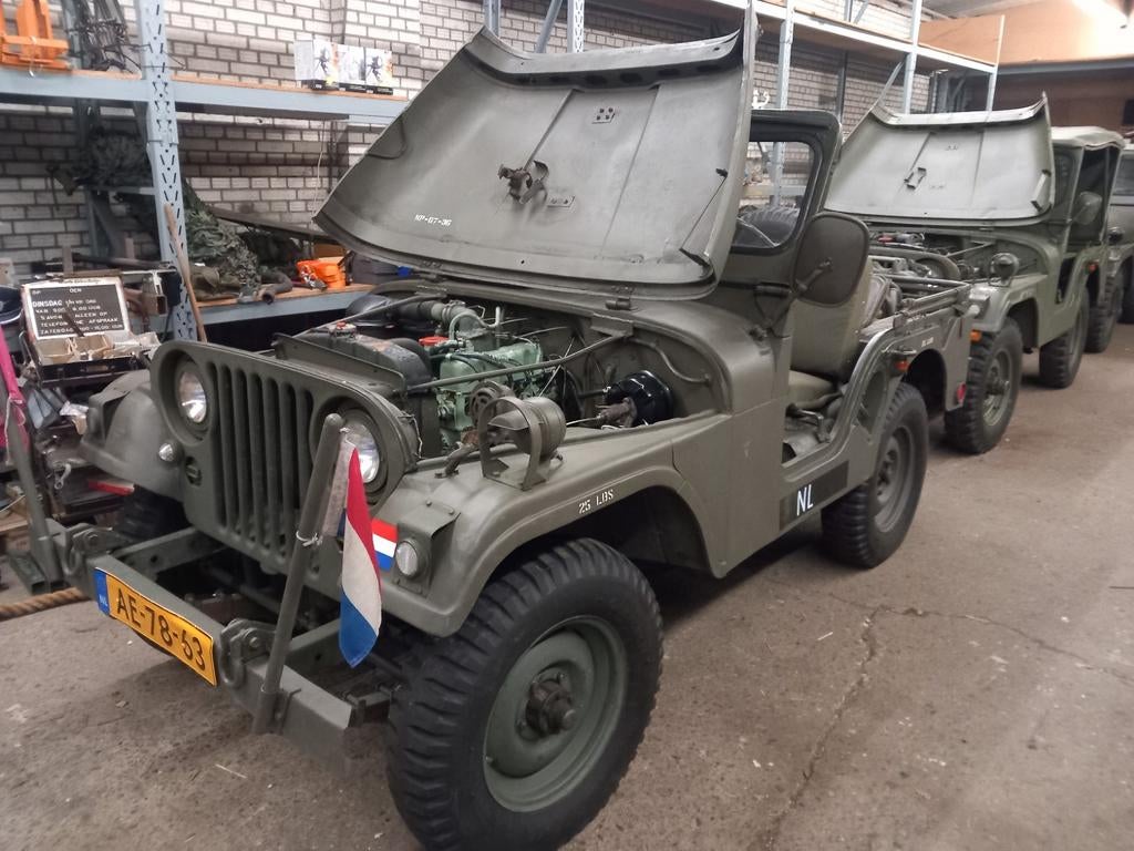 nekaf M38A1 4x4. 1,25 TON Willy, Auto's, Overige Auto's, Stof, Trekhaak, Cabriolet, Handgeschakeld