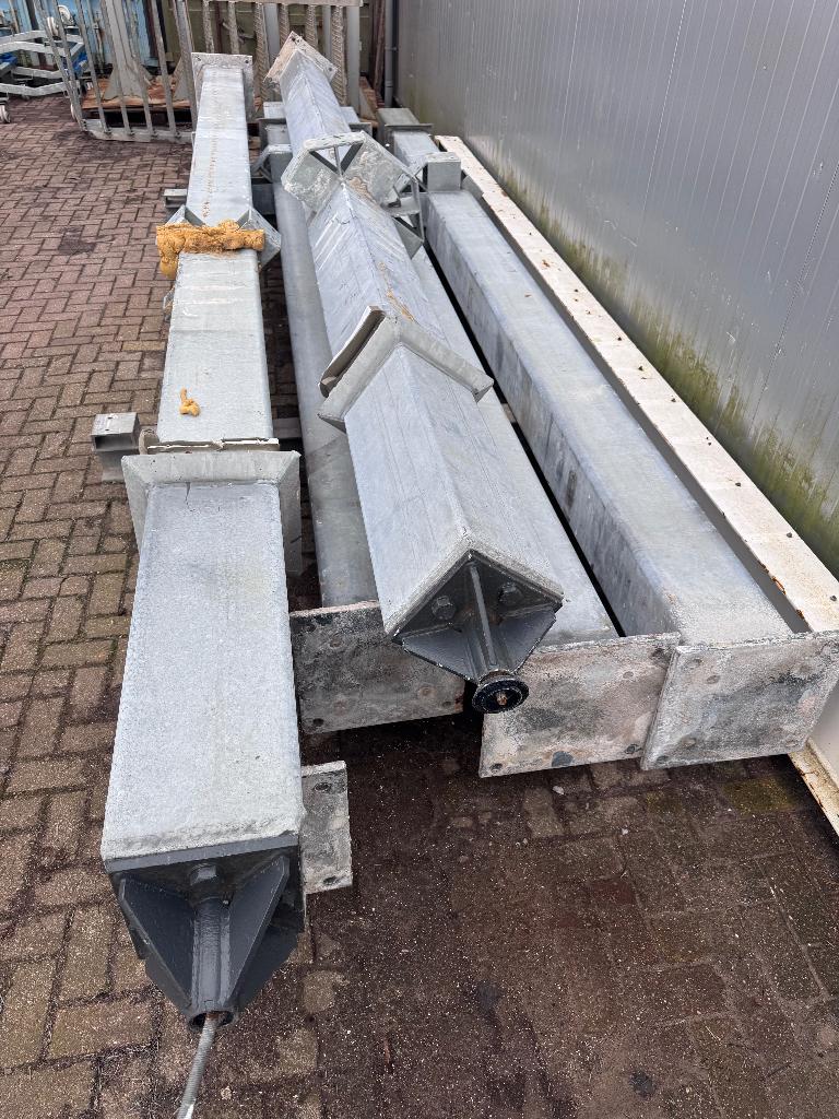 6x Stalen koker 250x250x6mm gegalvaniseerd / verzinkt, Ophalen, DBT, DBT, IJzer