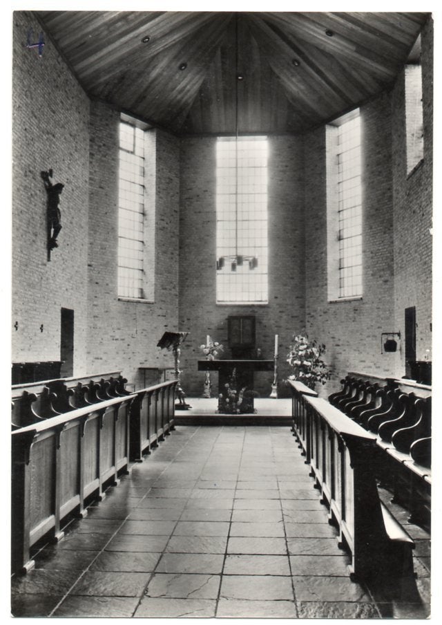 Ravenstein Interieur Kapel Klooster, Verzamelen, Ansichtkaarten | Nederland, Ophalen of Verzenden, 1960 tot 1980, Ongelopen, Noord-Brabant