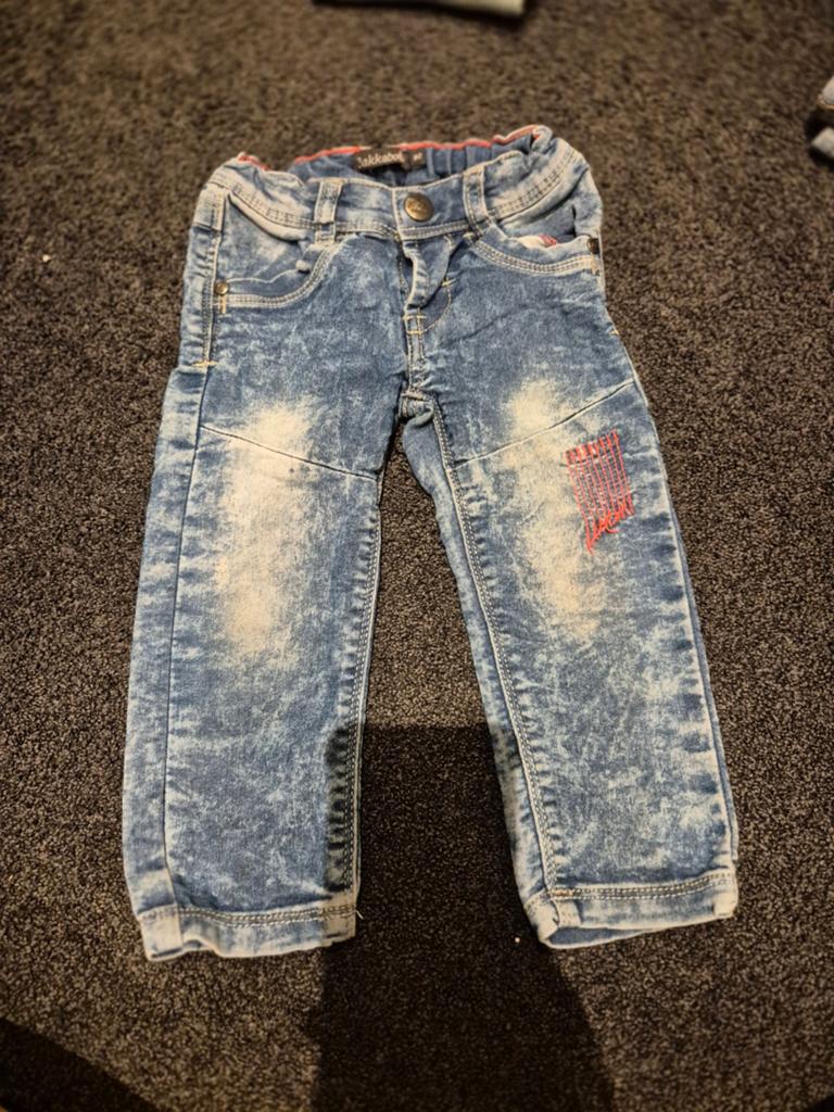Bakkaboe spijkerbroek maat 80, Kinderen en Baby's, Ophalen of Verzenden, Gebruikt, Bakkaboe, Jongetje of Meisje