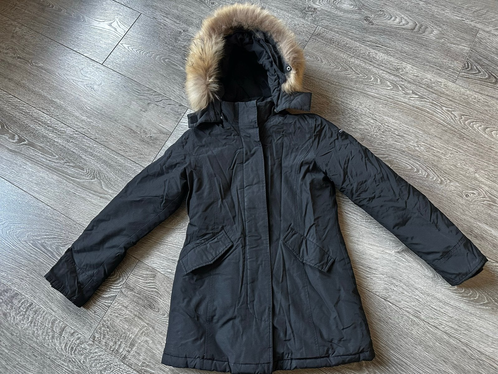Woolrich kinder jas parka maat 14 winterjas, Ophalen of Verzenden, Zo goed als nieuw, Meisje, Jas