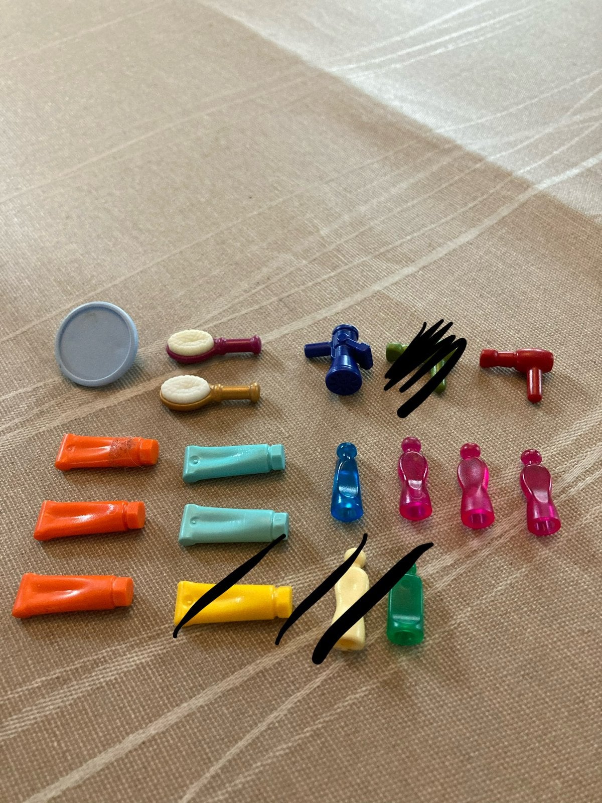 Playmobil tube, borstel ed…, Ophalen of Verzenden, Zo goed als nieuw