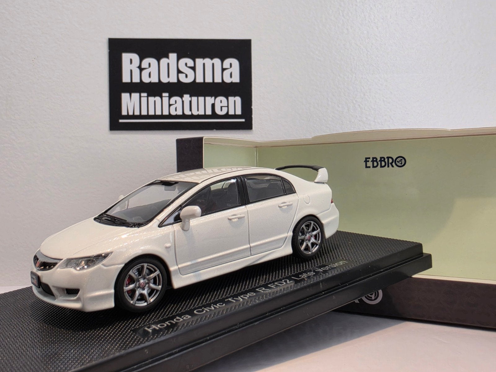 Honda civic Type-R FD2 Late version - 1:43 Ebbro, Overige merken, Auto, Nieuw, Ophalen of Verzenden
