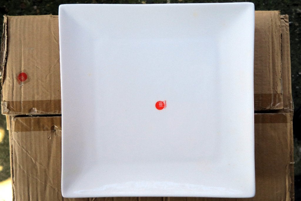 bord 28x28cm zware kwaliteit 30 stuks, Ophalen, Aziatisch, Nieuw, Bord(en)