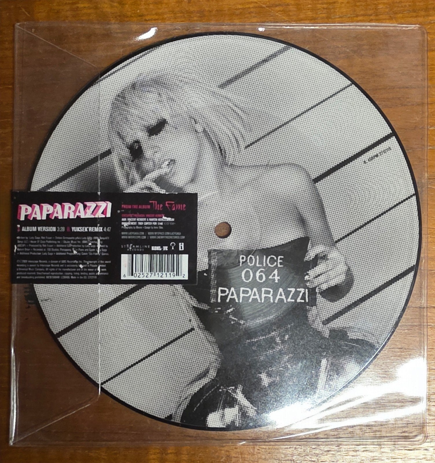 Lady Gaga - Paparazzi geseald (Zeldzame Picture Disc Single), Picture disc, 7 inch, Ophalen of Verzenden, Zo goed als nieuw