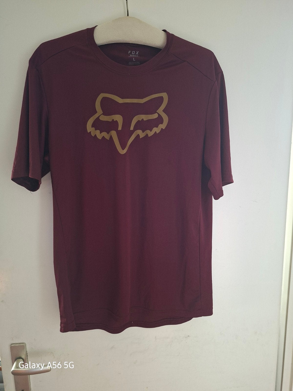 Fox MTB shirt bordeaux rood maat L, Kleding | Heren, Maat 52/54 (L), Ophalen of Verzenden, Fox, Gedragen