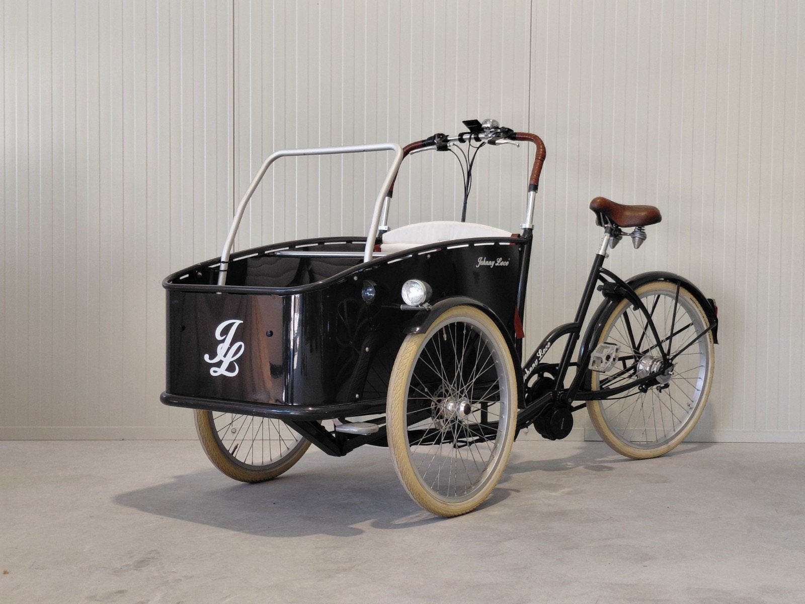 Johnny Loco Bakfiets  - Elektrisch, Ophalen, Gebruikt, Elektrisch, 2 kinderen