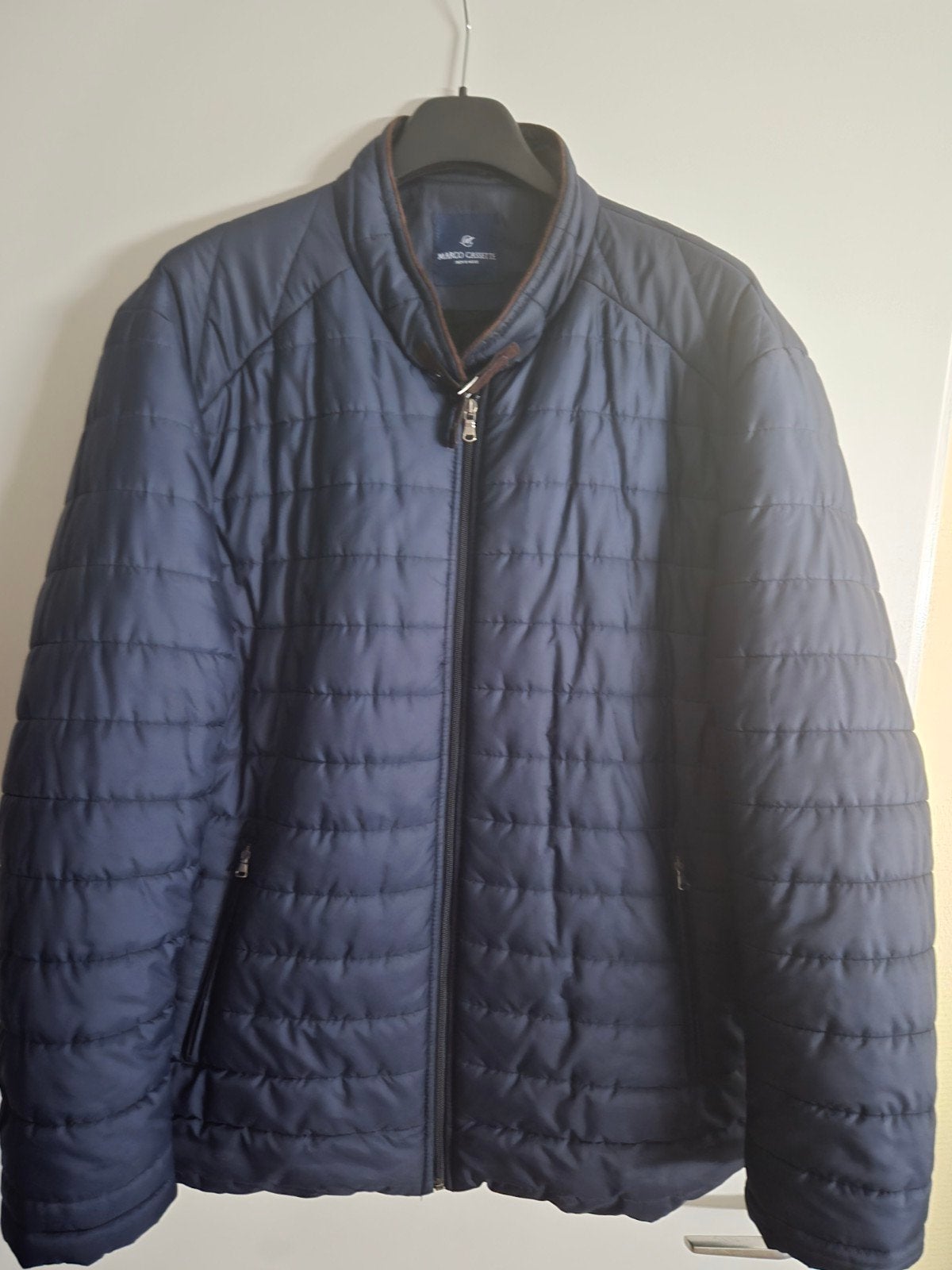 Marco Cassette Heren Jas - Blauw, Zo goed als nieuw, Maat 52/54 (L), Blauw, Ophalen of Verzenden, Zo goed als nieuw