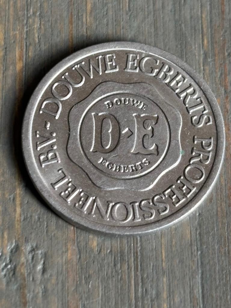 Munt Douwe Egberts, Postzegels en Munten, Ophalen of Verzenden, Overige materialen, Nederland
