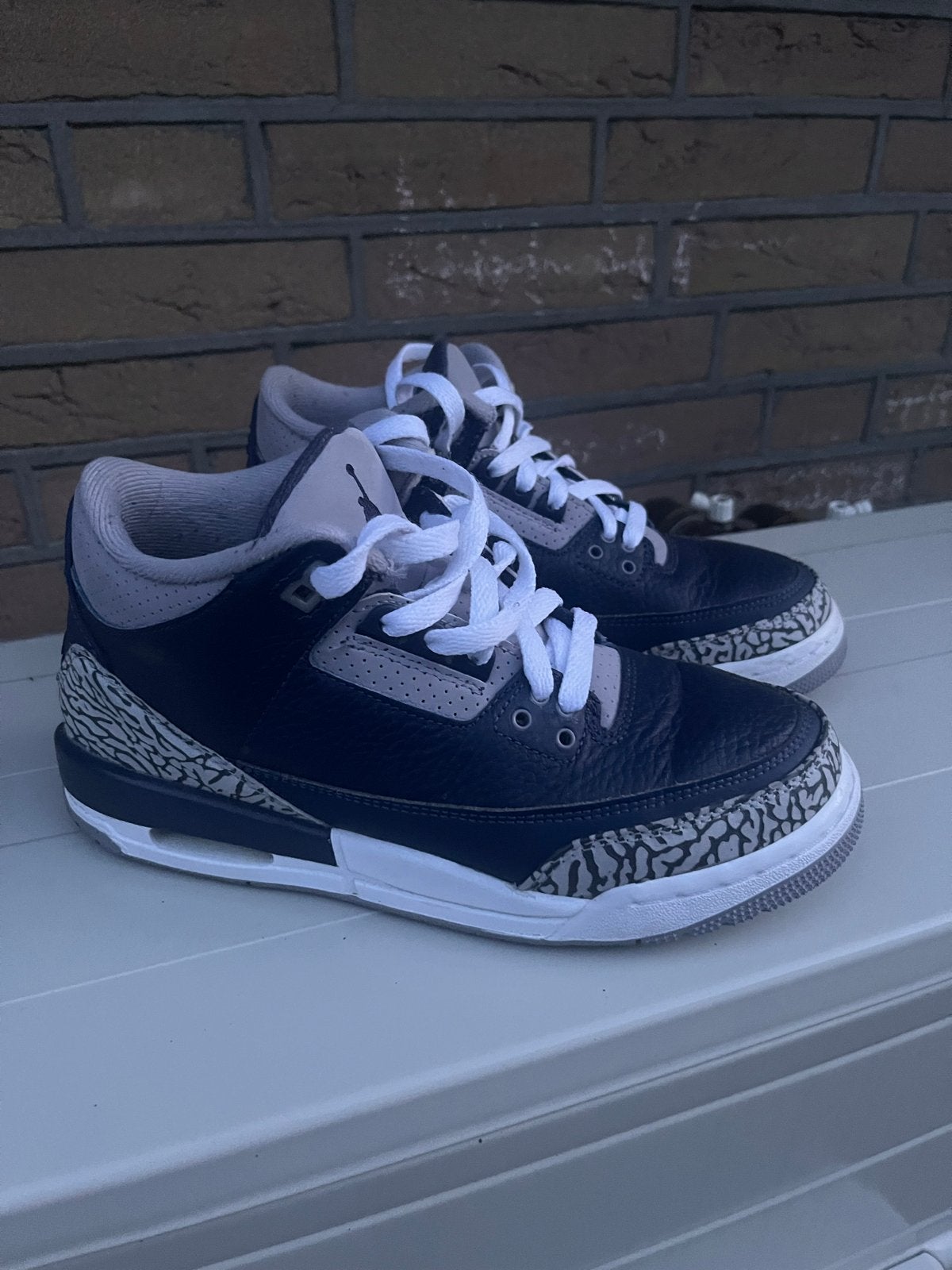 Nike Air Jordan 3 zgan, Ophalen of Verzenden, Zo goed als nieuw, Blauw, Sneakers of Gympen