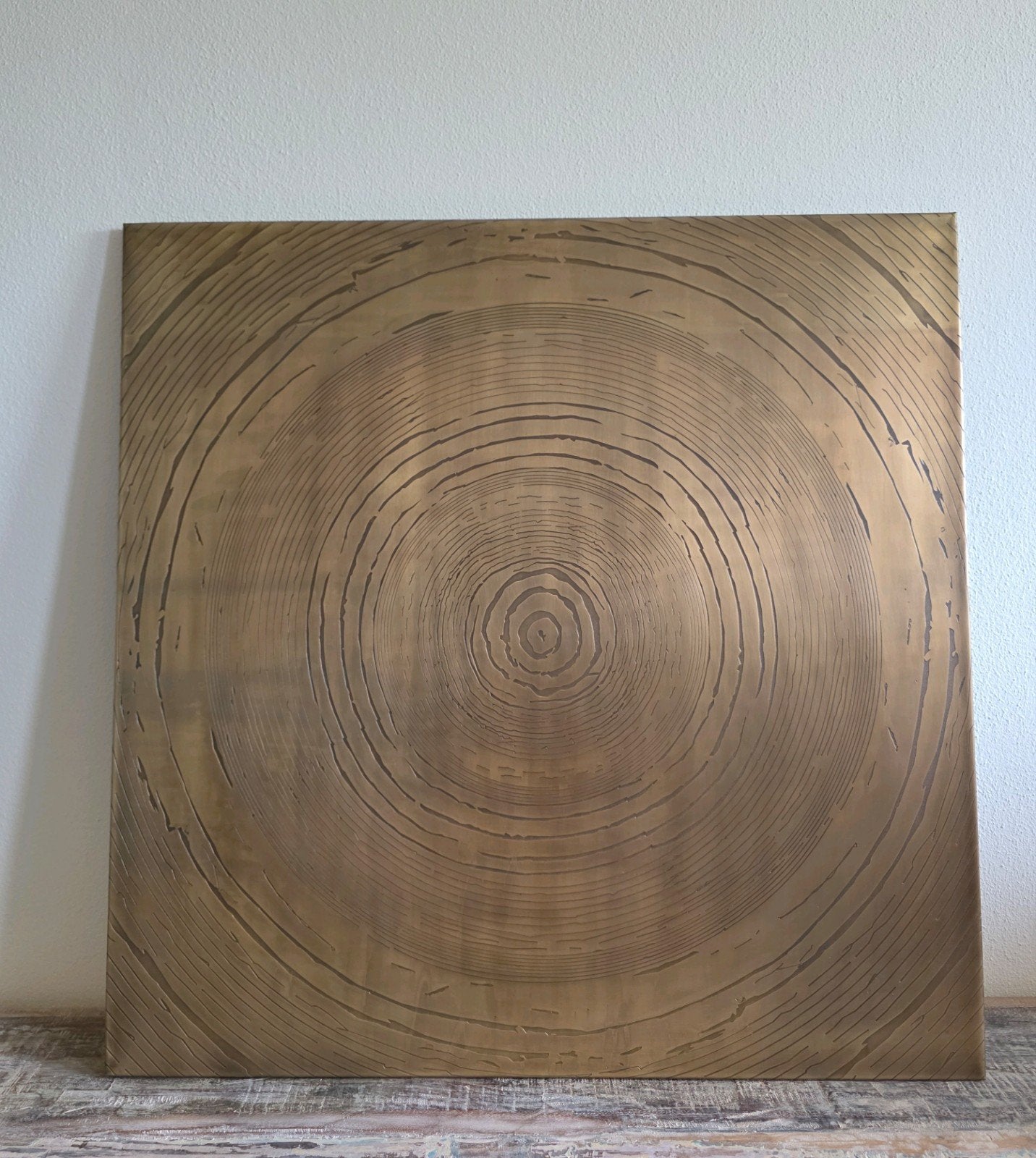 Wandpaneel Lolita van Light & Living 80x80 cm, Ophalen, Metaal, 80 cm, Wandbord of Wandpaneel