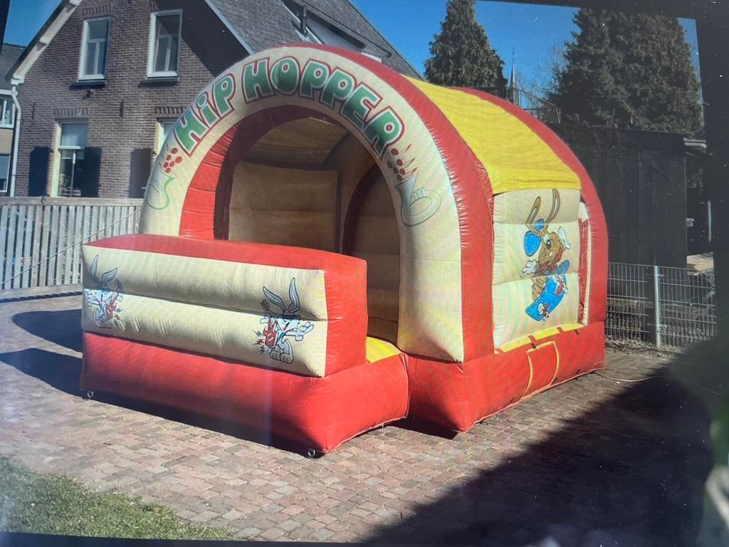 Springkussen huren 45 per dag, Ophalen, Gebruikt