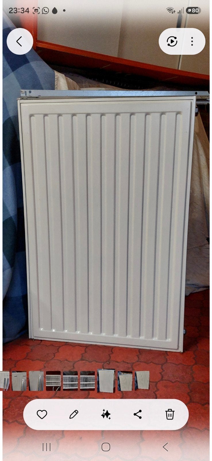 radiator radson 90x60x17 cm., Ophalen, Gebruikt, Radiator, 60 tot 150 cm