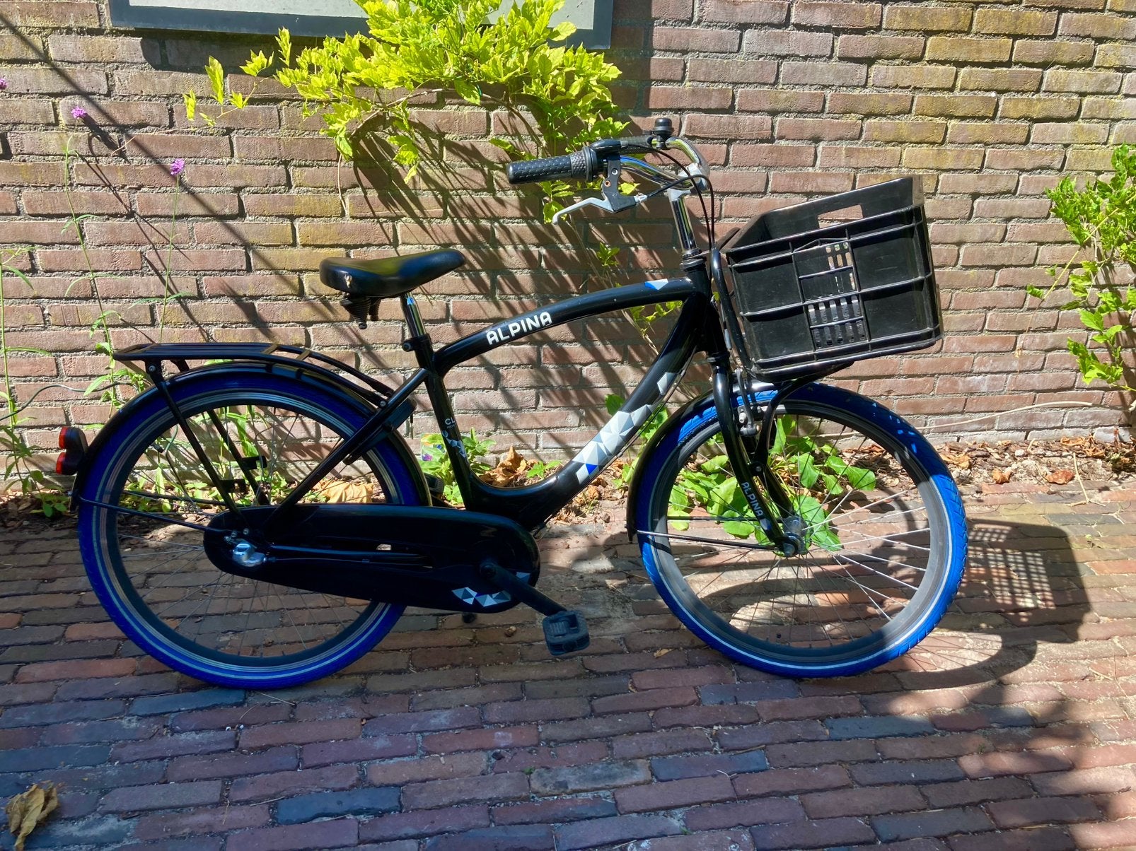 Alpina Clubb | Jongensfiets | 24 Inch | Zwart | Versnelling., Fietsen en Brommers, Ophalen, Terugtraprem, Handrem, Gebruikt