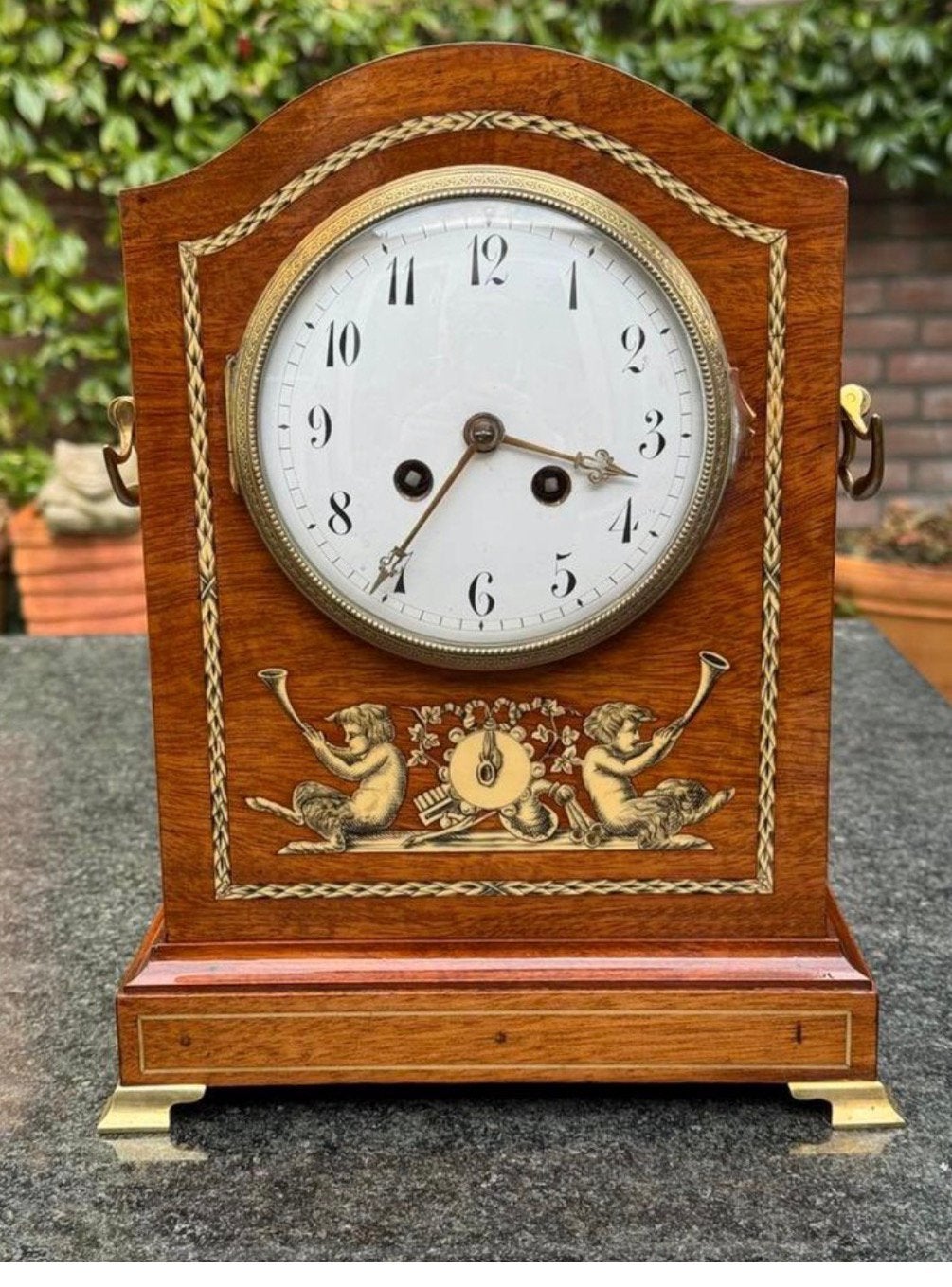 Engelse bracket clock, empire, louis, pendule, klok, Ophalen