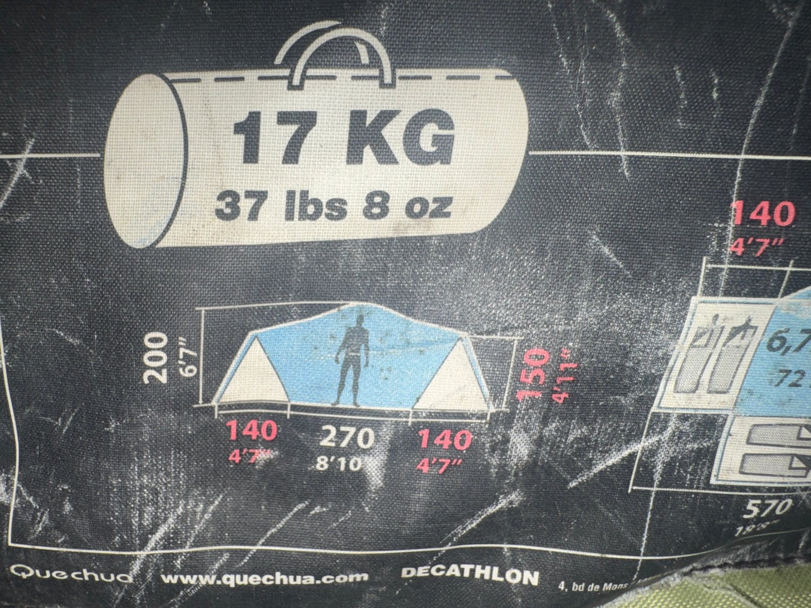 Tent t6.3 6 personen, Ophalen of Verzenden, Gebruikt, Tot en met 6