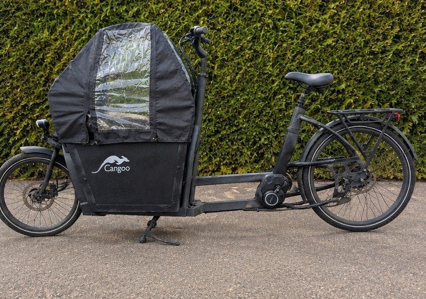 Cangoo elektrische bakfiets – Maart 2024 – 4.400 km – Midden, 4 kinderen of meer, Gebruikt, Elektrisch, Ophalen