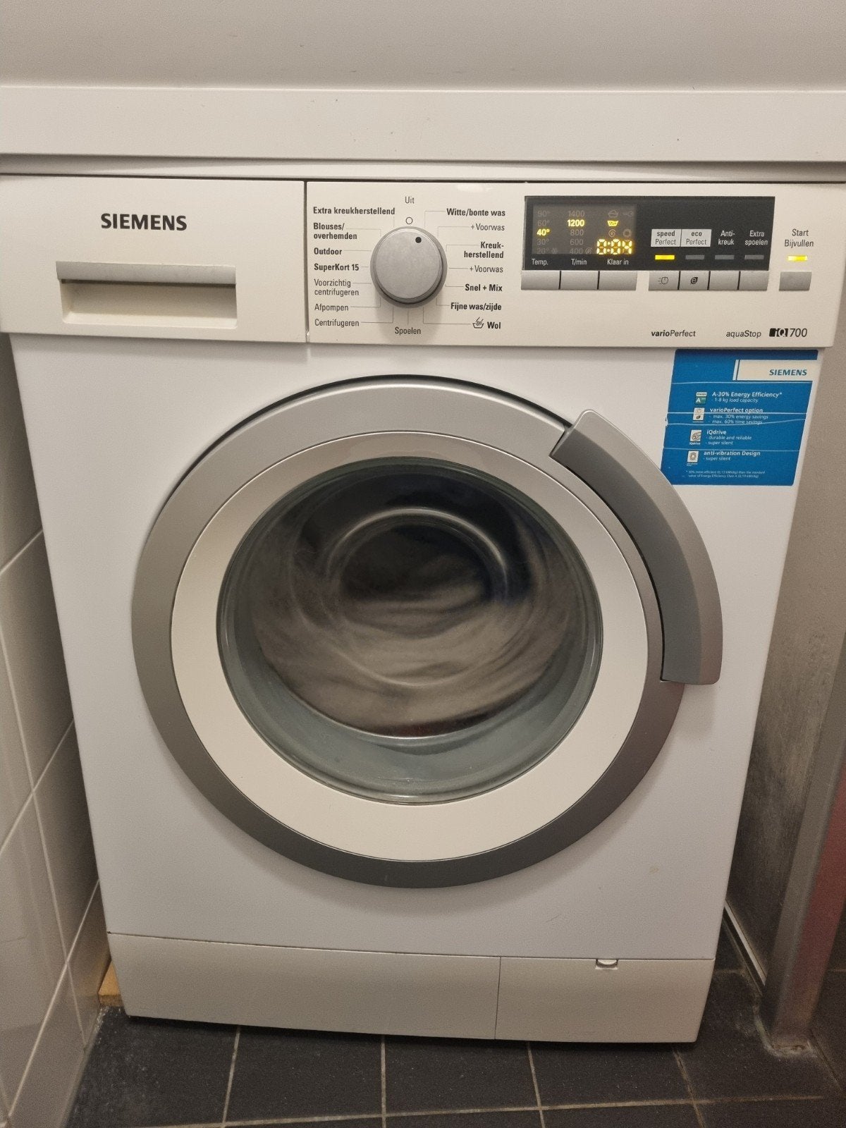 Siemens wasmachine van 6kg tot meer ., Ophalen of Verzenden, Gebruikt