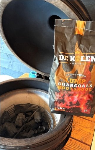 Houtskool 10kg, Ophalen of Verzenden, Nieuw, De Kolen Koning, Met accessoires