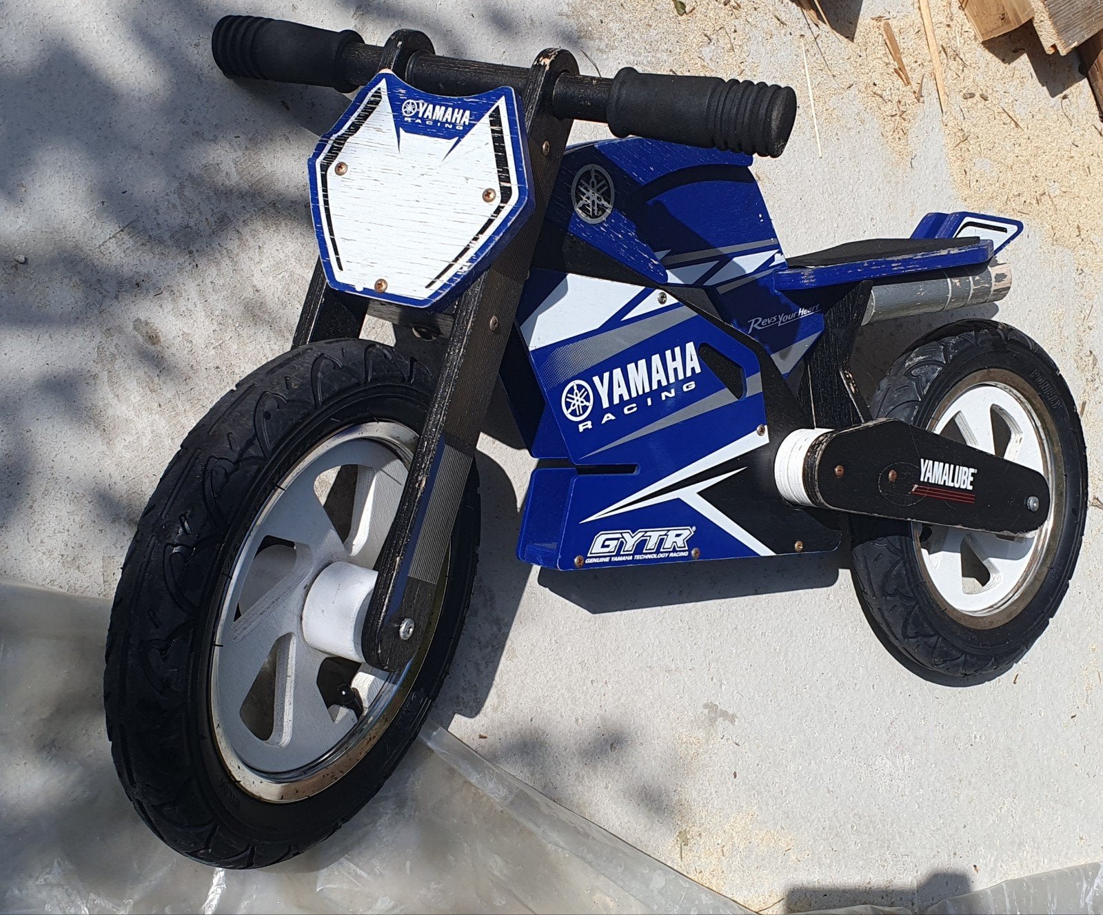 Yamaha loopfiets loopmotor, Kinderen en Baby's, Ophalen, Gebruikt, Loopfiets