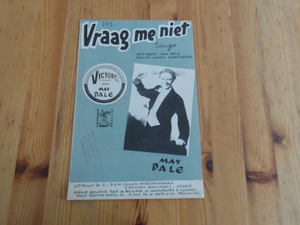 Vraag me niet - ludwig schmidseder / may dale, Gebruikt, Gitaar, Ophalen of Verzenden, Artiest of Componist