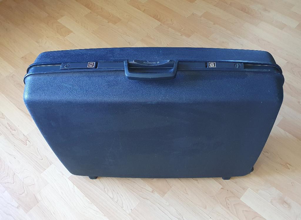 Samsonite hardcase koffer uit jaren '70 (afm. 72x22x50 cm), Sieraden, Tassen en Uiterlijk, Koffers, Gebruikt, Hard kunststof, 45 tot 55 cm