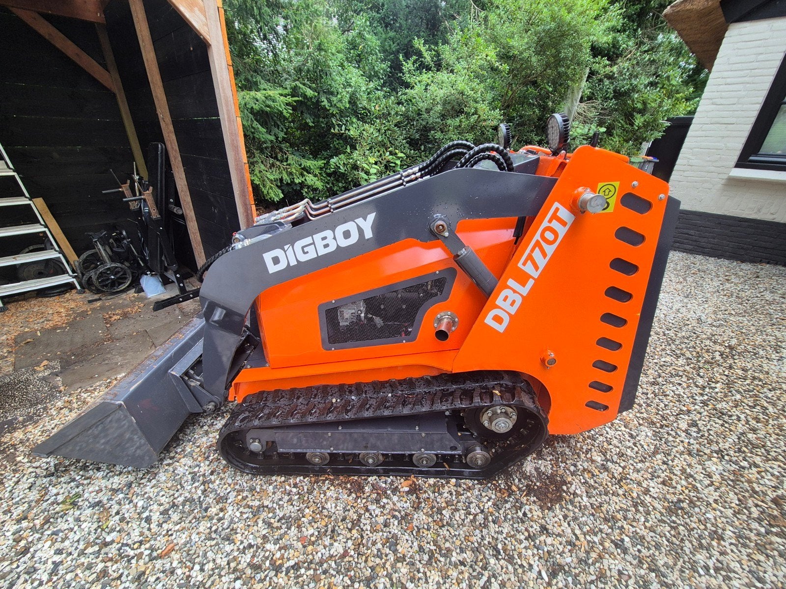 DBL-770 Mini rupslader / Mini Skid Loader - Yanmar Motor, Ophalen of Verzenden, Wiellader of Shovel