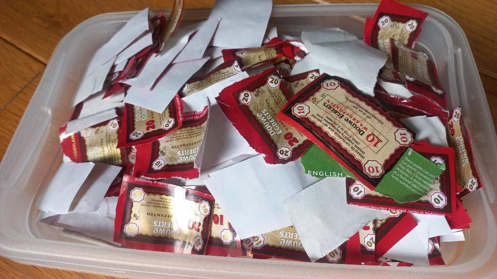 5126 Douwe Egberts punten, Hobby en Vrije tijd, Spaarzegeltjes, Ophalen of Verzenden, Koffie of Thee, Zegels, Bonnen of Punten