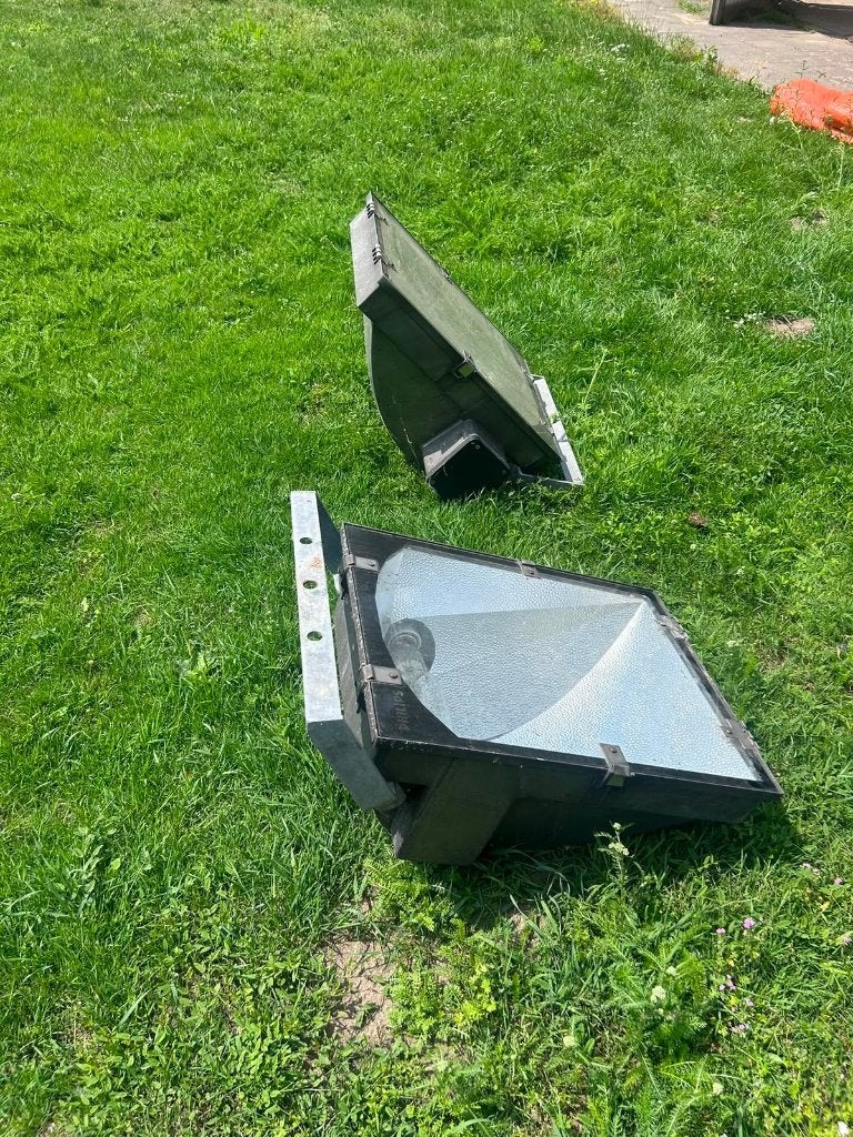 2x Professionele veldverlichtingsarmaturen 2000W, Ophalen, Gebruikt