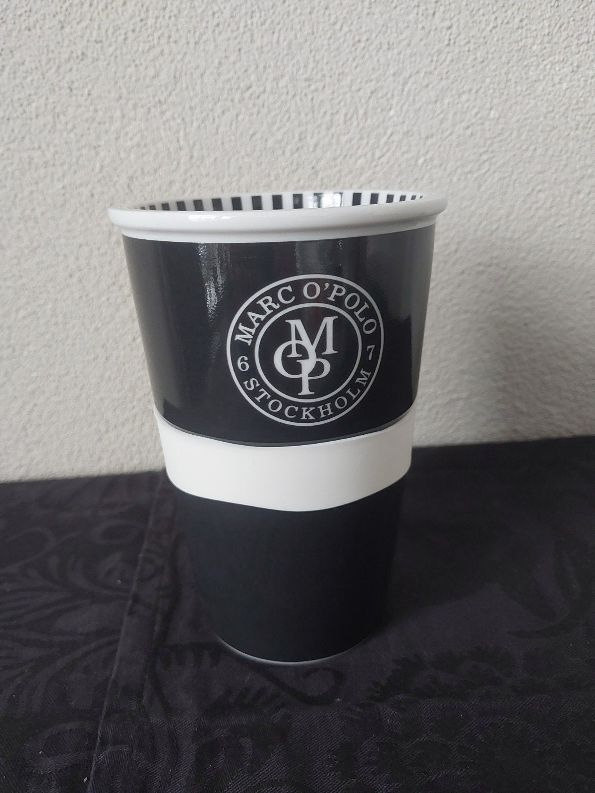 Mooie coffee-to-go beker Marc O'Polo Stockholm, Ophalen of Verzenden, Zo goed als nieuw, Overige stijlen, Kop(pen) en/of Schotel(s)