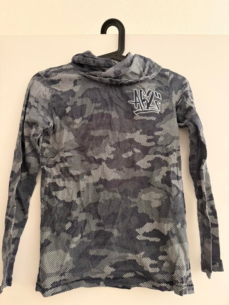 Donkerblauwe longsleeve Chapter Young, maat 146/152, Ophalen of Verzenden, Zo goed als nieuw, Jongen, Shirt of Longsleeve