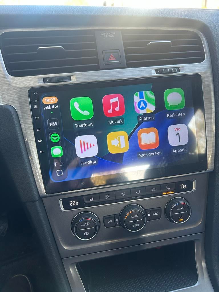 Golf 7 Radio met Frame - Apple CarPlay/Android Auto, Ophalen of Verzenden, Zo goed als nieuw