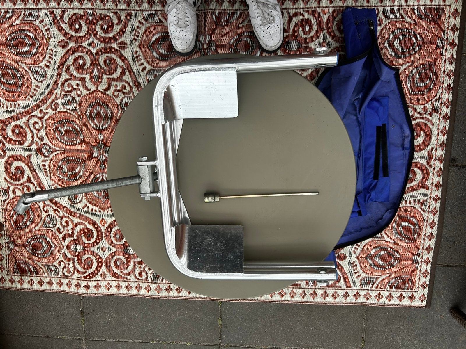 Caravan wiel-lift, Caravans en Kamperen, Caravan accessoires, Ophalen, Gebruikt
