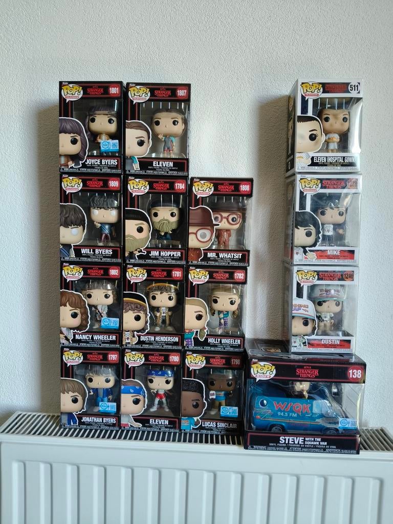 Stranger Things Funko Pop! Collectie (15 stuks), Ophalen of Verzenden, Zo goed als nieuw