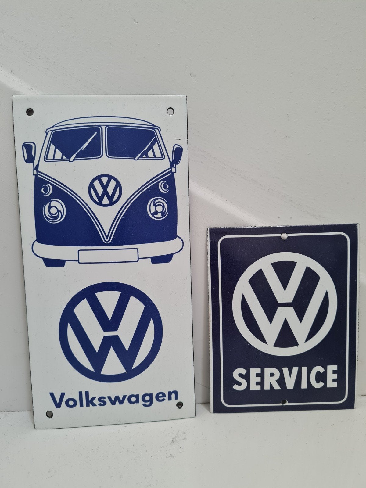 Emaille borden VW nieuw, Ophalen of Verzenden, Reclamebord