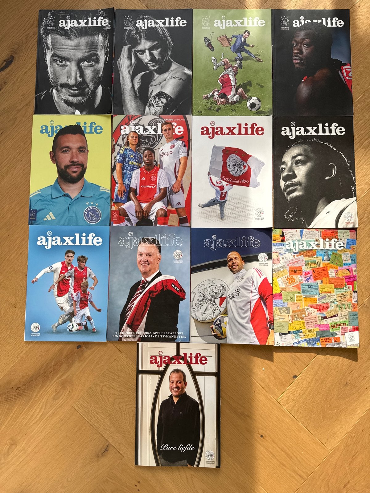 Ajax Life Magazine Collectie - 13 nummers, Ophalen of Verzenden, Zo goed als nieuw, Overige typen