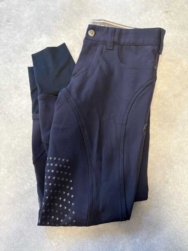 Vestrum rijbroek kniegrip blauw 36, Dieren en Toebehoren, Paardrijkleding, Dressuur, Zo goed als nieuw, Dames, Onderkleding