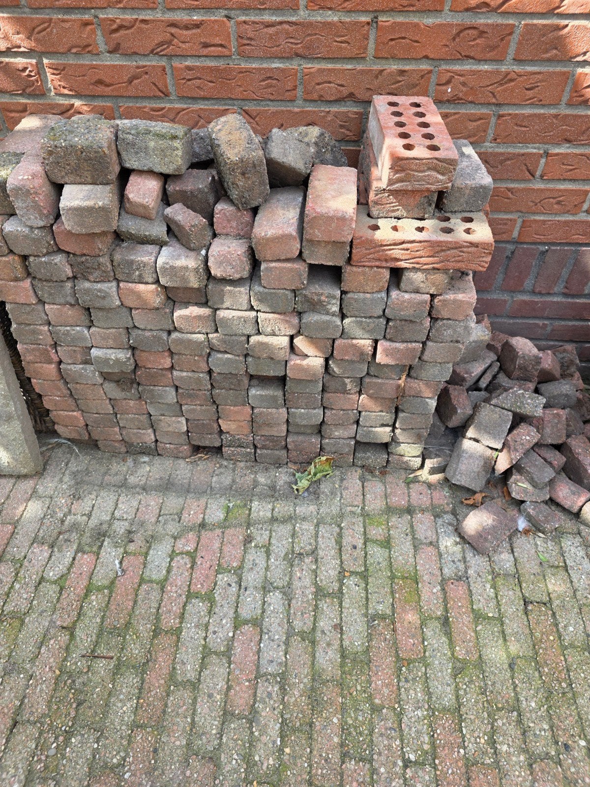 Waaltjes en halve waaltjes, ca. 150 stuks, Ophalen, Bakstenen